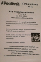 PeeÄssä päiväleiri 8-13 -vuotiaille 27.4.2019 klo 9.30-15.00